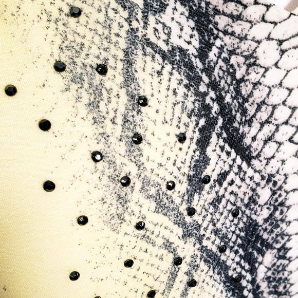 Alfani Beaded Print Top - Picture 2 of 8